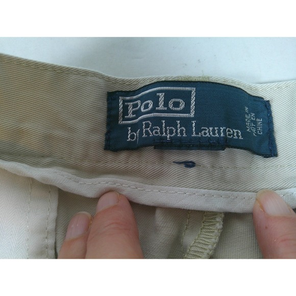 Polo‎ Ralph Lauren Classic Chino Shorts Mens Size 33 Khaki Casual - Picture 7 of 8